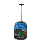 Bioworld Minecraft 16" Kids Molded Hardside Carry-on Luggage-Printed ABS Shell with 100% Polyester lining