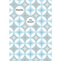 Millbrook Studios 5-3/8" x 7-3/4" Thanks So Much Greeting Cards and Envelopes, 18 Pack (06804)-Printed on uncoated card stock