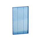Azar Displays 22" x 13.5" Pegboard 1-Sided Wall Panel, Translucent Blue, 2 Pack-For use with flat surface