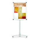 Quartet Improv Lobby Clip Frame Sign - Aluminum-Aluminum pedestal base