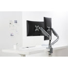 Uplite up to 32" Dual Monitor Mount with Mechanical spring Fully Adjustable Articulating Stand, Sliver (UPMM32MA)-Mounting your monitor is a simple process with detachable VESA plates
