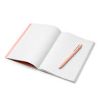 Poppin Elements Notebook - Lined - Blush-5.75"W x 8"H x 0.37"D