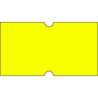 Motex 5500 Fluorescent Label - 7/8" x 7/16" - Yellow - 20 Pack-Labelling Gun Label
