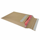 Eddie's Recycled Cardstock Rigid Mailer - 13" H x 18" W - Kraft - 50 Pack-Kraft - Cardstock