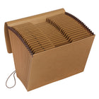 Staples Expanding File with Flap - A-Z Printed Tabs - Letter-Flap and elastic closure keep contents secure and portable