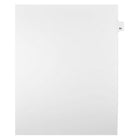 Mark Maker Legal Exhibit Index Tab White Single Tabs, 1/25th Cut, Letter Size, No Holes, Number 54, 25 Pack-White Single Tabs, 1/25th Cut