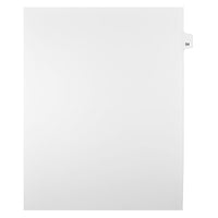 Mark Maker Legal Exhibit Index Tab White Single Tabs, 1/25th Cut, Letter Size, No Holes, Number 54, 25 Pack-White Single Tabs, 1/25th Cut