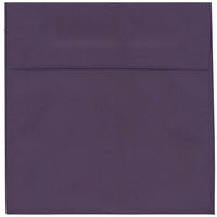 JAM Paper 8.5 x 8.5 Square Envelopes, Dark Purple, 250 Pack (563912527H)-Purple dark base envelope