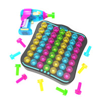 Educational Insights Design & Drill BrightWorks - Multicolor-Experience the thrill of the drill: Kids power up their imaginations and build coordination skills as they use the kid-friendly drill & bolts to match the included designs or create their own pictures, patterns, and shapes