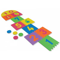 Pacon Wonderfoam Hop Scotch Mat, 25 Pack (CK-4384)-Large, easy-to-handle (12" x 12") foam pieces interlock.
