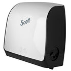 Scott Slimroll Manual Towel Dispensers - for Orange Core Scott Slimroll Towels - 12.65" x 13.02" x 7.18" - White-For Orange Core Scott Slimroll Towels