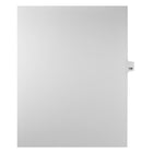 Mark Maker Legal Tabs - Letter Size - White - 1/25th cut - 25 tabs per package - 5 packages Pack - Number 136-White Single Tabs