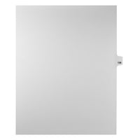 Mark Maker Legal Tabs - Letter Size - White - 1/25th cut - 25 tabs per package - 5 packages Pack - Number 136-White Single Tabs