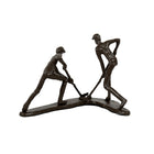 Truu Design Bronze-Look Hockey Player Sculpture, 7.75 x 5.25 x 6 inches, Brown-Design: unique and detail-oriented hockey player design to spruce up any kitchen, living room, cabin or cottage