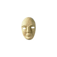 Chenille Craft Paper Mache Mask, Natural-Type: Mache mask