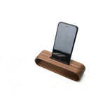 Decent Living Wooden Phone Speaker Base - Maple With Cover-Hand crafted from solid Canadian hard maple and US walnut