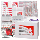 First Aid Central Type 2 Basic First Aid Kit - Large - 51-100 Persons - Metal Case-Packed in a durable wall mountable metal case with bilingual first kit logo