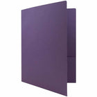 JAM Paper Premium Paper Cardstock Two Pocket Presentation Folders, Dark Purple, 100 Pack (5166613304B)-Finish: texture