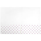 JAM Paper Handmade Folders, White with Burgundy Dots, 100 Pack (9935980B100)-Size: 9" x 12"