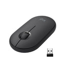 Logitech Pebble M350 Wireless Mouse-Minimalist pebble shape feels great in your hand and is easy to carry around