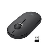 Logitech Pebble M350 Wireless Mouse-Minimalist pebble shape feels great in your hand and is easy to carry around