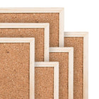 CTG Brands Small Cork Board, 11.5 x 17.5", Beige, 12 Pack-Premium material: framed cork board is made of high-quality thin cork layer with cardboard backing (best used with 0.31-inch pins), very light in weight and easy to transport from one place to another