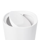 Umbra Step Waste Can, White-Melamine