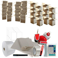 Canpaco Moving Kit For Apartment - 12" L x 12" W x 12" H-Contains 35 boxes total