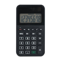 TRU RED OTR 130 8-Digit Display Calculator - Black-Pocket calculator with easy-view 8-digit flat LCD display