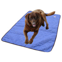 TechNiche Hyperkewl Evaporative Cooling Dog Pad Blue, Small (8511 RB S)-Activation of the Cooling Pad is done by soaking the Pad in water for 1-2 minutes, then squeezing out the excess water before laying the pad down to be used