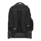 High Sierra Freewheel Backpack, Black-Front media pocket with USB port