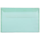 JAM Paper Cello Sleeves, A9, 5 7/16 x 8.63, Green, 100 Pack (2783141)-Type: cello sleeve