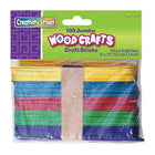Chenille Craft Bright Hues Jumbo Craft Sticks, 600 Pack (CK-367602)-Type:Craft Kit