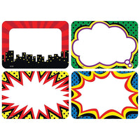 Teacher Created Resources Superhero Name Tags/Labels Multi-Pack, 216 Pack (TCR5587)-Self-adhesive labels great for organization and name tags