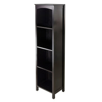 Winsome Terrace Storage Shelf 5-Tier, Espresso-Terrace Storage Shelf / Bookcase Collection is perfect to use alone or pair with baskets and create a place for your goodies.