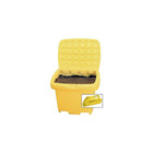 Urban Images, Heavy-Duty Outdoor Storage Container, 30" x 24" x 24", 5.5 Cu. Ft., Yellow-Colour: Yellow