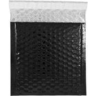 JAM Paper CD Size Bubble Mailers with Peel and Seal Closure, 6 x 6.5, Black Metallic, 12 Pack (2744430)-Metallic black