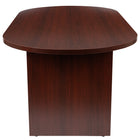 Flash Furniture 6 Foot (72 inch) Oval Conference Table - Mahogany-Classic Style
