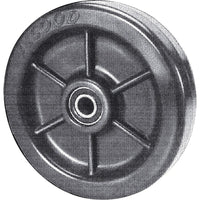 Envirothane Wheels, Tread Width", 1 1/4, Wheels, Bearing Type, Nylon, Mg538, 250, 36 Pack-Wheel Diameter" - 4