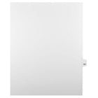 Mark Maker Legal Exhibit Index Tab White Single Tabs, 1/25th Cut, Letter Size, No Holes, Number 167, 25 Pack-White Single Tabs, 1/25th Cut