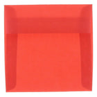 JAM Paper 8.5 x 8.5 Square Envelopes, Red Translucent Vellum, 50 Pack (1592165I)-Primary red translucent envelope