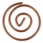 JAM Paper Colored Circular Paper Clips - Rose Gold - 2 Packs of 50-Premium paper clips made from high quality vinyl coated steel wire