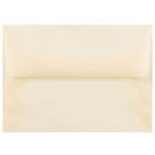 JAM Paper 4bar A1 Envelopes, 3.63 x 5 1/8, Translucent Vellum Spring Ochre Ivory, 50 Pack (1591612I)-Spring ochre translucent envelope