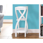 Monarch Specialties 2479 Accent Table - 32"H/White-Sleek thick panels interlocking components of the table together