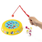 Spin Master Games Gone Fishing-To win: As the game base rotates, players use their fishing poles to simultaneously try to catch as many fish as possible, one fish at a time. The player to catch the most fish wins! 