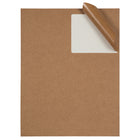 JAM Paper Hand Written Address Label - 4" x 4" - Brown Kraft - 120 Pack-Quantity: 120 Labels per Pack, 6 Labels per Page / 20 Sheets per Pack, Strong adhesive that is easy to peel off and apply