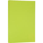 JAM Paper Bright Color Legal Paper, 8 1/2 x 14, 24lb Brite Hue Ultra Lime Green, 2 packs of 100 (151048g)-Size: 8-1/2" x 14"