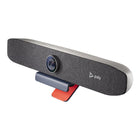 Poly Studio P15 4K Ultra HD Video Bar - Black-Audio/Microphone information: Single directional microphone optimized for personal workspaces