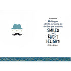 Rosedale Gold 5 1/2" x 8" Greeting Cards/Envelopes - 6 Pack-Printed on premium uncoated card stock