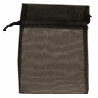 JAM Paper Sheer Bags - Large - 5.50" x 9" - Black - 96 Pack-Color: Black
